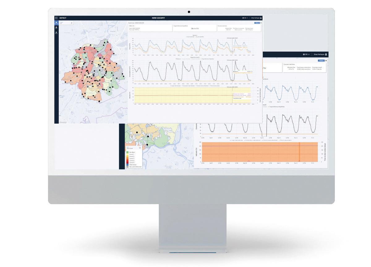 NRWCOCKPIT & LeakRedux® software NRWCOCKPIT & LeakRedux® reduce water losses below 10%. leak management: hidden leaks, real-time detection bursts, quantification losses